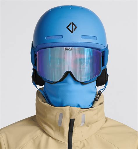 DIOR AND POC Multifunctional Helmet Blue With CD Diamond 